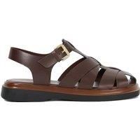 Dune Ladies LISHERMAN Flat Fisherman Sandals Size UK 3 Flat Heel Casual Sandals