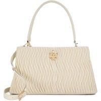 Dune DARLA Leather Quilted Dune Bug Embellished Studded Shoulder Bag One Size Tote Bag
