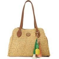 Dune London DEVOTEDLY Raffia Double Grab Handle Tote Bag One Size Shopper Bag