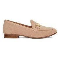 Dune London Leather Block Loafers