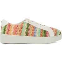 Dune Ladies ELLISE Rainbow Weave Trainers Size UK 6 Flat Heel Multi
