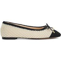 Dune London Women's 'Highland' Ballet Pumps in Cream | Size: 7