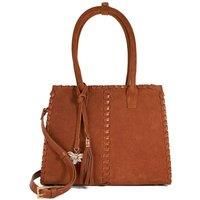 Dune DARLINGTONS Tassel Detail Tote Bag One Size Suede