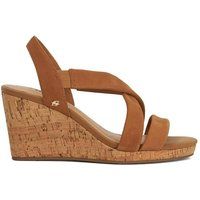 Dune London Ladies KAMIES Wide Fit Cork Wedge Heel Shoes Size UK 6 Wedge Heel Wedges