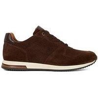 Dune Trilogy Suede Men's Brown Lace-Up Shoes