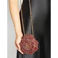 Dune London Women's 'Bling' Clutch Bag in Red