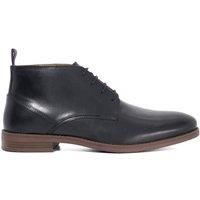 Dune London Men's 'Minato' Leather Chukka Boots in Black | Size: 11