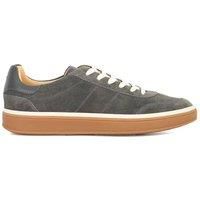 Dune London Men's 'Tony' Suede Trainers in Grey | Size: 10