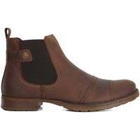 Dune London Men's 'Saltwood' Leather Casual Boots in Brown | Size: 7