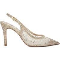Dune London Ladies Compassionate Sling Back Hotfix Courts Size UK 6 Stiletto Heel Slingbacks Gold
