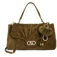 'Regency' Suede Shoulder Bag