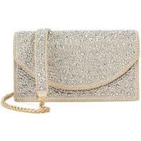 Dune London BEJEWELLED Embellished Studded Envelope Clutch Bag One Size