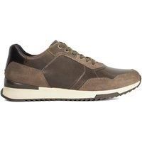 Dune London Men's 'Thornbury' Leather Trainers in Khaki | Size: 10