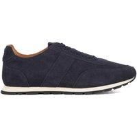 Dune London Men's 'Treyson' Suede Trainers in Navy | Size: 9