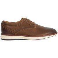 Dune London Men's Wide Fit 'Brydon' Leather Casual Shoes in Brown | Size: 10