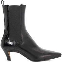 Dune London Ladies ODELE Chiselled Toe Kitten Heel Chelsea Ankle Boots Size UK 3 Kitten Heel