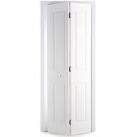 Wickes Stirling White Grained Moulded 4 Panel Internal BiFold Door  1981mm x 762mm