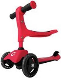 Evo 3 in 1 Cruiser Tri Scooter and Ride On - Red