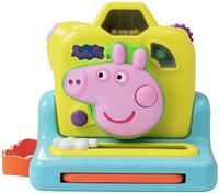 HTI Peppa Pig Click Pic Camera | Interactive Childrens Camera | Peppa Pig Theme Tune Camera | Light And Sound Toys | Colourful Pop Out Instant Camera Photo | Suitable For Children Aged 18M+
