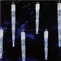 Premier Blue 24 Chaser Icicles Lights with 72 Blue LEDs