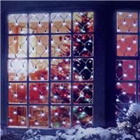 Premier 1.7m x 1.2m 180 LED Multi Action Christmas Net Window Light