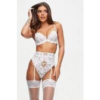 Ann Summers The Icon Padded Plunge Bra White 34B