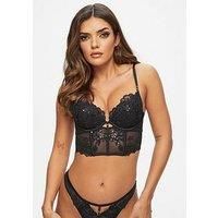 Ann Summers Icon Padded Corset - Black