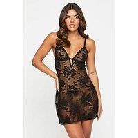 Ann Summers Enlightening Chemise Black