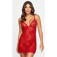 Ann Summers Enlightening Chemise Red