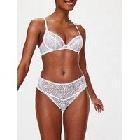 Kbx Alice Non Pad Plunge Bra - White