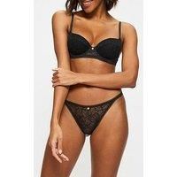 Kbx Alice Padded Balcony Bra - Black