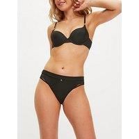 Kbx Charlotte Underwired Padded Plunge Bra - Black