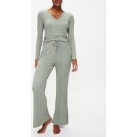 Kbx Amelia Wide Leg Trouser - Green