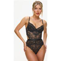Ann Summers Hold Me Tight Body, Womens Bodysuit, Fashion Body, Lace Detail, Padded Cup