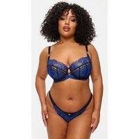 Ann Summers Endless Attraction Fuller Bust Non-Padded Plunge - Black/Multi