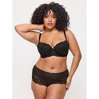 Ann Summers Sexy Lace Padded Balcony Bra In Black