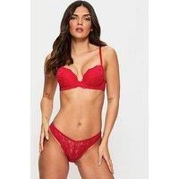 Ann Summers Sexy Lace Brazilian In Red