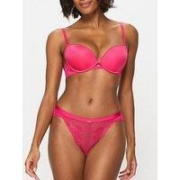 Kbx Harper Smooth Padded Plunge Bra - Bright Pink