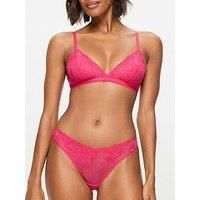 Kbx Harper Wrap Thong - Bright Pink