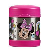 Thermos - Disney Minnie Mouse Food Flask (290ml) - BPA Free, Stainless Steel, Spill Proof, Daisy Duck, Thermal Kids Flask with Personalised Name Labels for Lunch Box, 5 Hours Hot & 7 Hours Cold