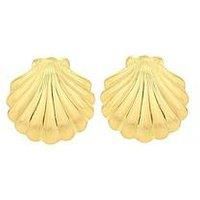 Carissima Gold Women/'s 9ct Yellow Gold Shell Shape Stud Earrings
