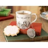 Victoria & Albert 5200024 Alice in Wonderland High Tea Gift Set White 8.5 x 8.5 x 12 cm