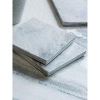 Creative Tops C000342 Naturals Marble Drinks Coasters, White, 10 cm, Set of 4