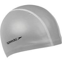 Speedo Unisex Pace Swimming Cap, Silver, One Size UK