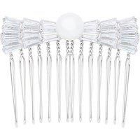 Pearl And Cubic Zirconia Bgauette Hair Comb
