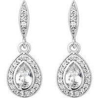 Jon Richard Silver Plated Cubic Zirconia Beautiful Earrings BN