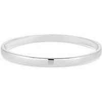 Simply Silver Women's Sterling Silver Classic Bangle