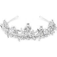 Jon Richard Sophia Bead And Crystal Statement Tiara - Gift Pouch