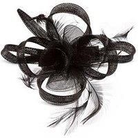 Black Small Fascinator