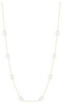 Jon Richard Gold Plate Fine Chain And Fresh Water Pearl Necklace